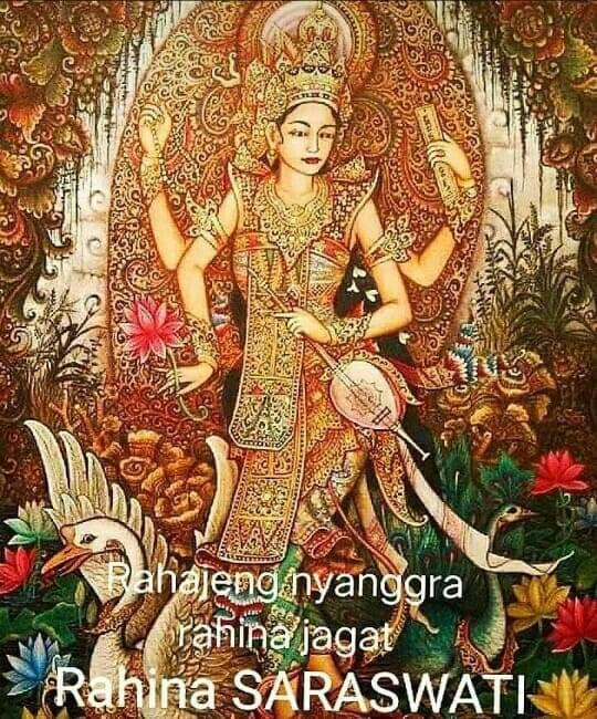 Saraswati Holy Day in honor of Sciences in&nbsp;Bali.